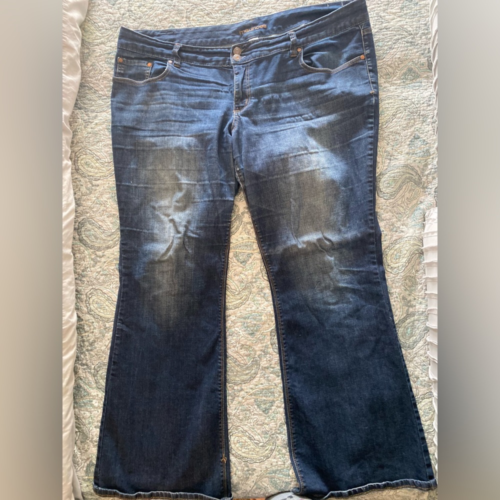 Maurice’s plus size tall bootcut jeans